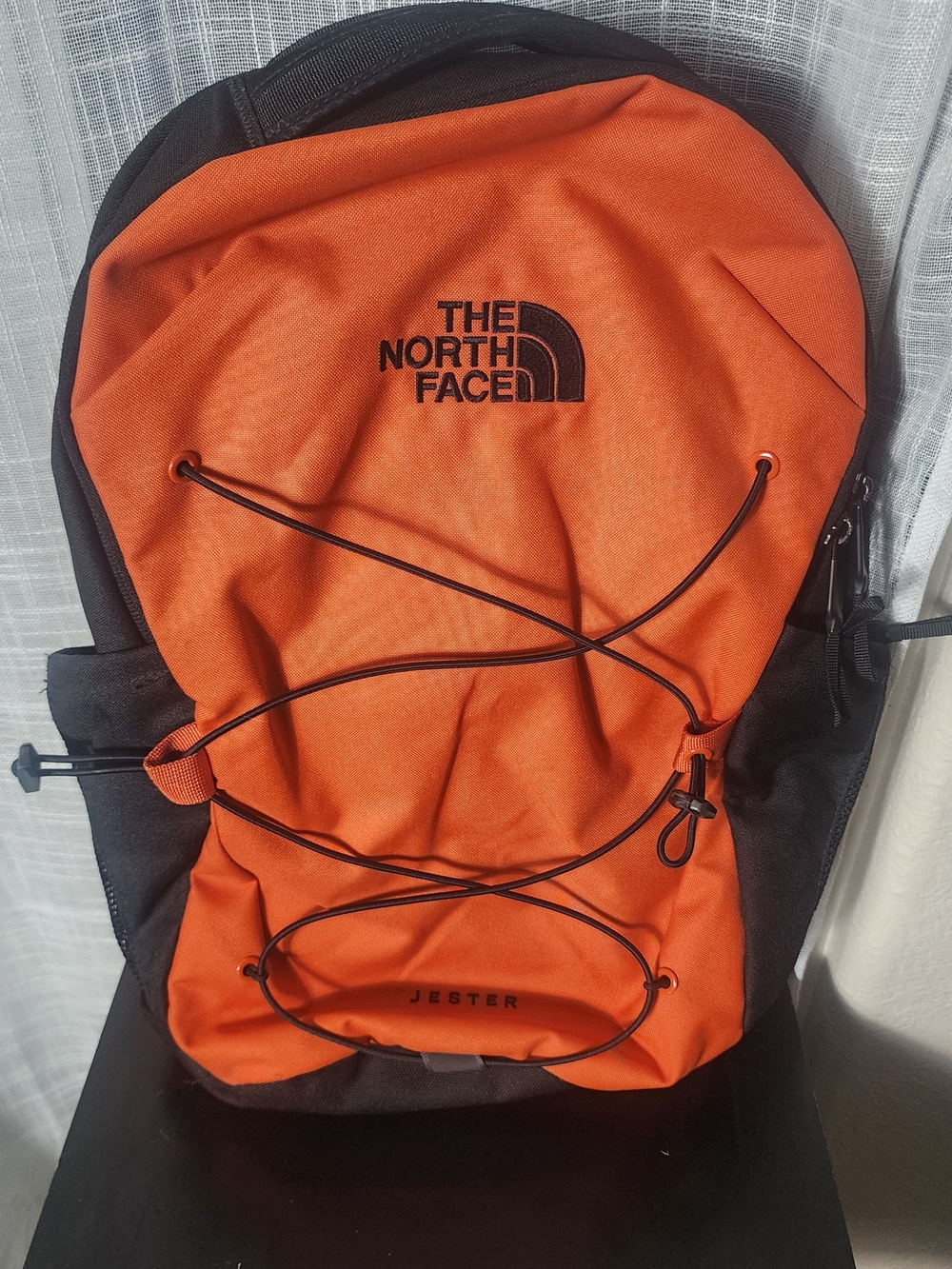 The North Face Orange and Black Jester Backpack